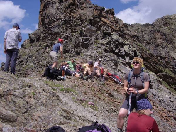 Rast am Verpeiljoch
