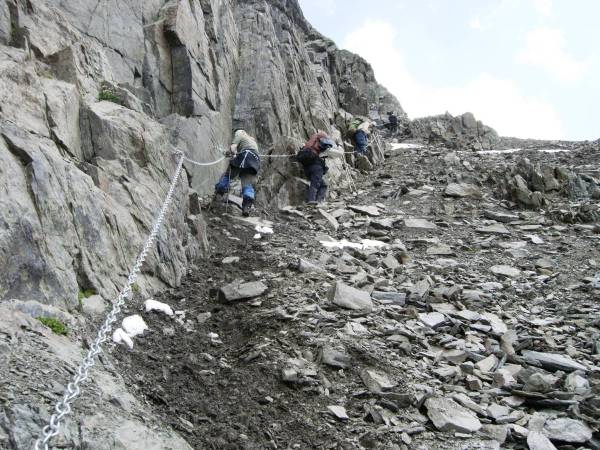 vor dem Madatschjoch Seite Verpeilhütte