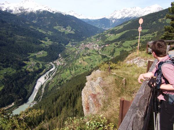 Gaacher Blick vom Naturparkhaus ins Inntal